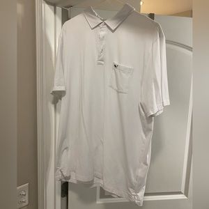 Vineyard Vines men’s polo. Size L. White